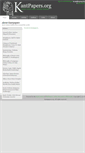 Mobile Screenshot of kantpapers.org